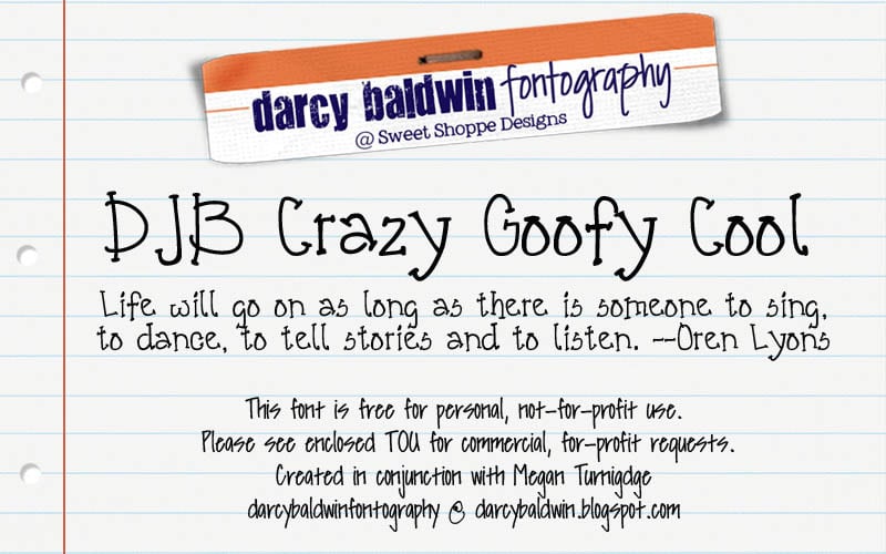 Djb Crazy Goofy Cool Font
