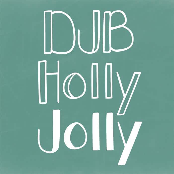 Djb Holly Jolly Font 1