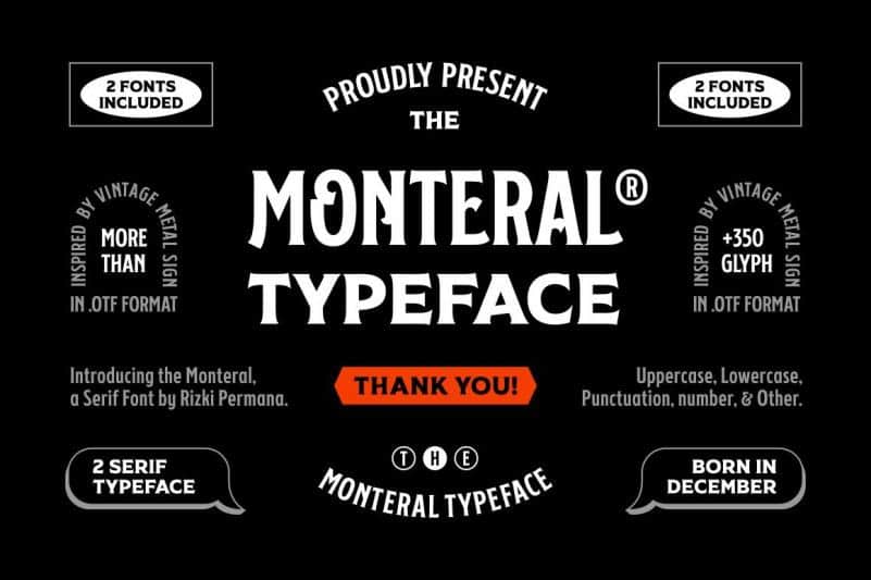 FF Monteral Font