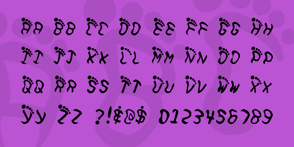 Feetish Font 2
