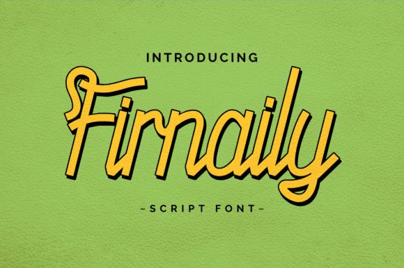 Firnaily Script Font 1