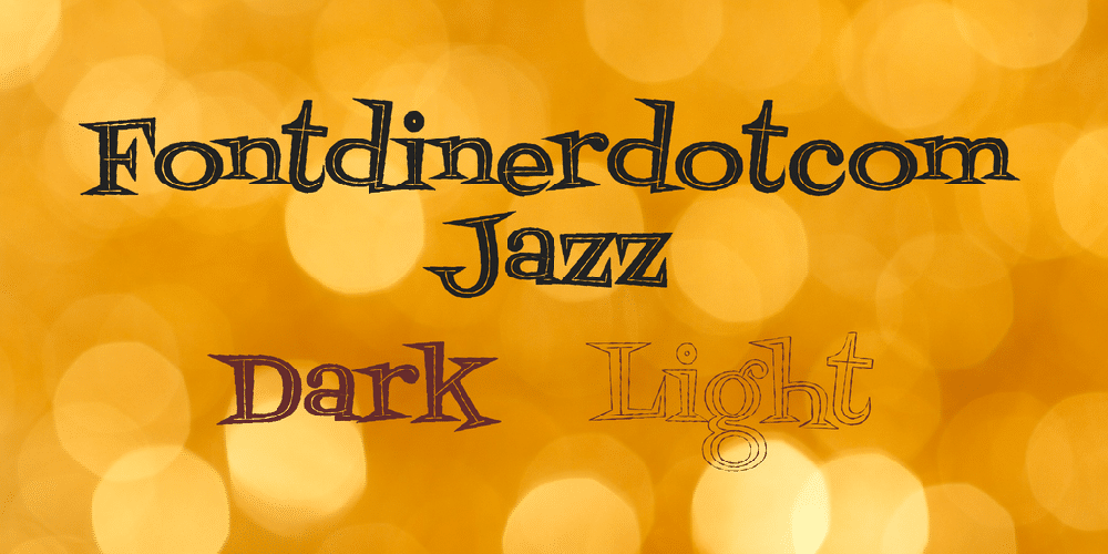 Fontdinerdotcom Jazz font