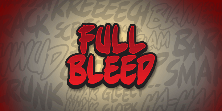 Full Bleed Font