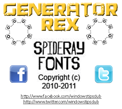 Generator Rex font