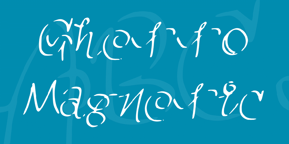 Ghetto Magnetic Font