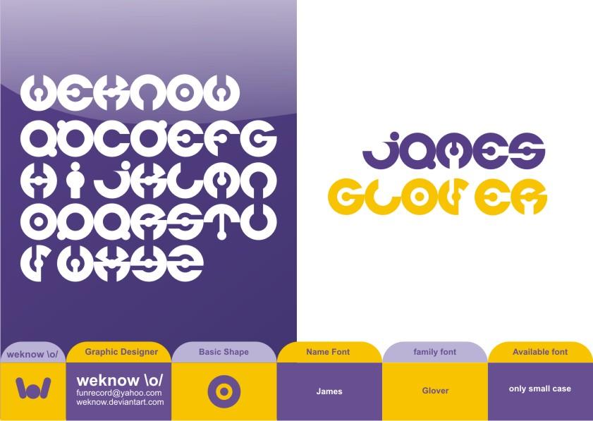 James Glover Font 1