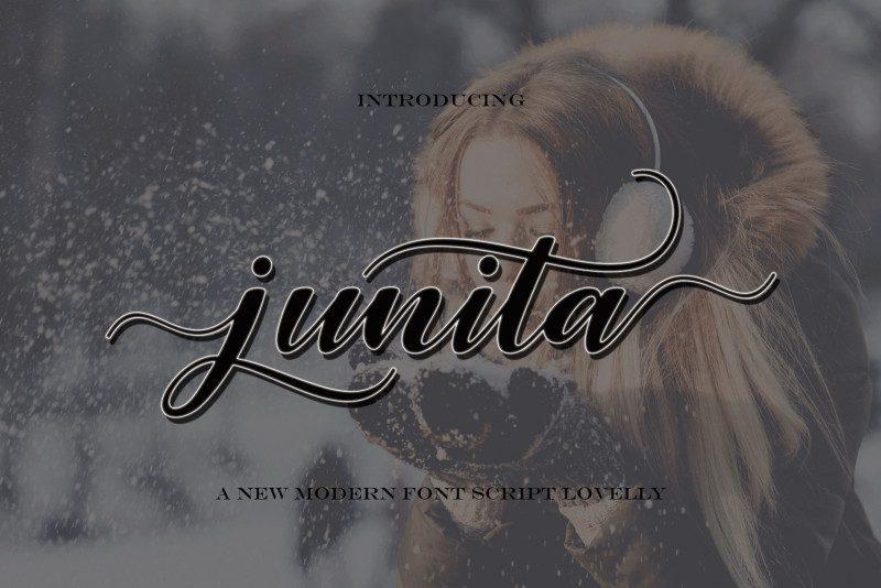 Junita Script Font