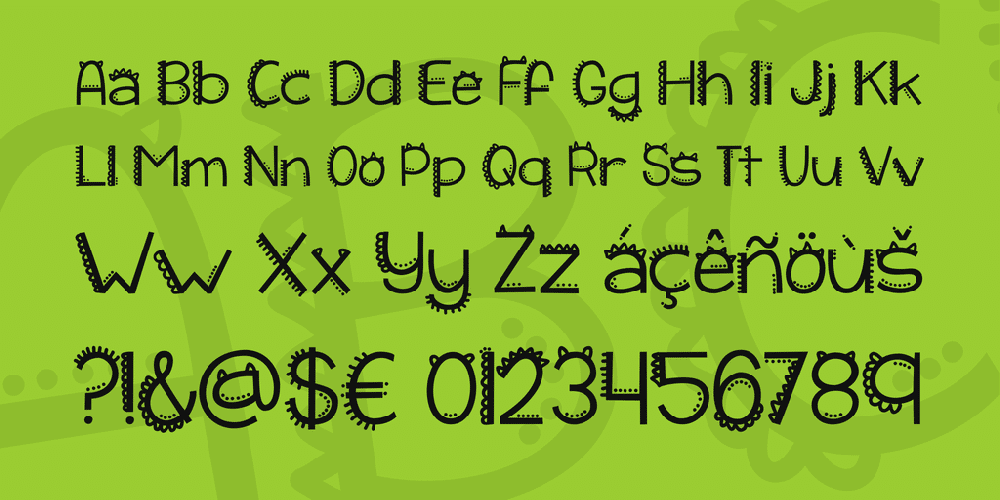 KG I Like To Move It Font 2