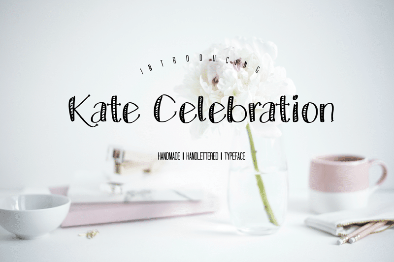 Kate Celebration Font