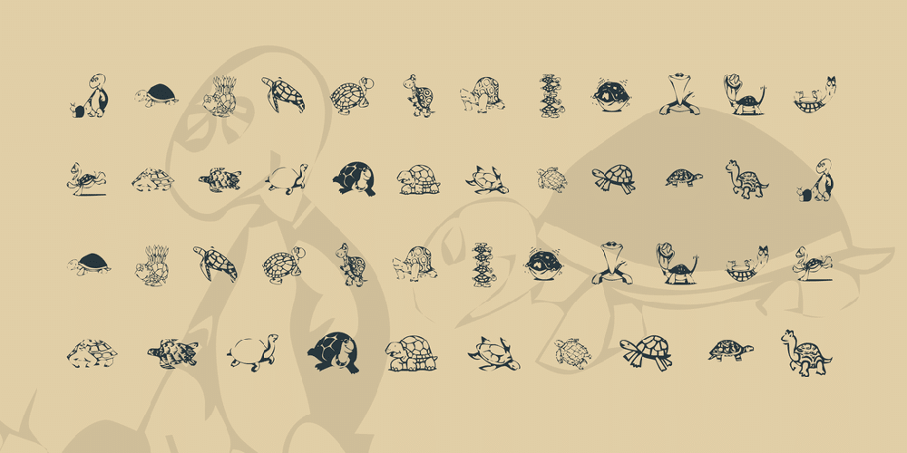 KrTurtles For Julie Font