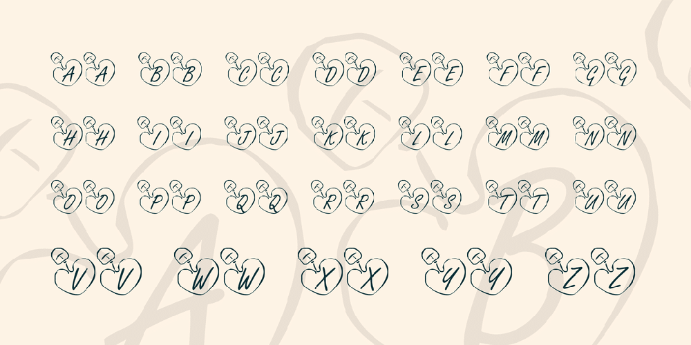 Kr Online Love Font 1