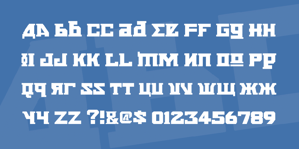 Kremlin Bolshevik Font 3