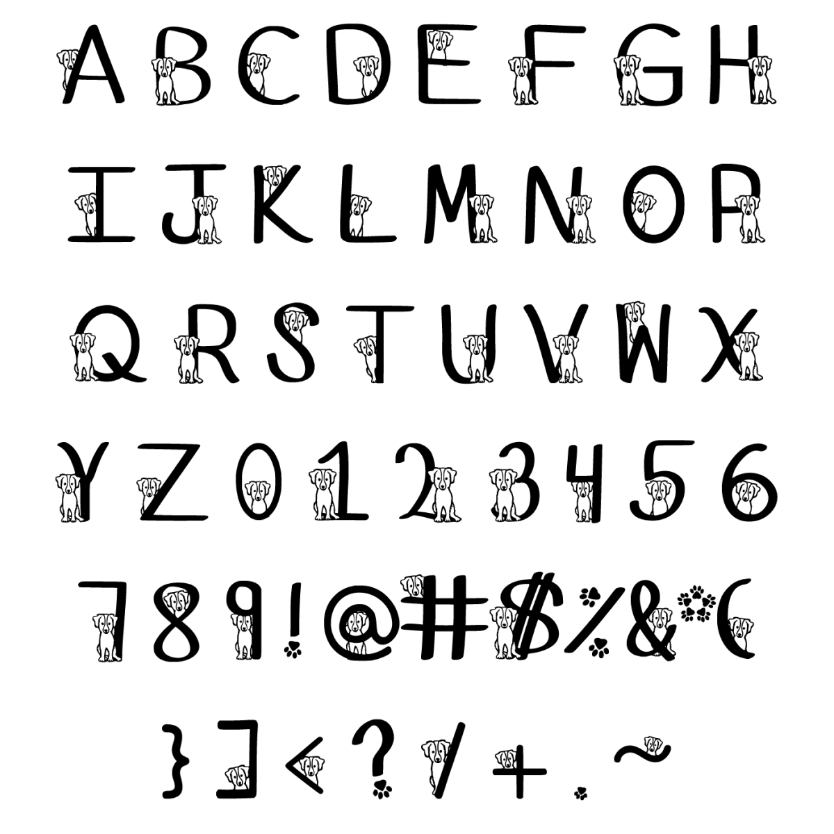 Ks Australian Shepherd Font 3