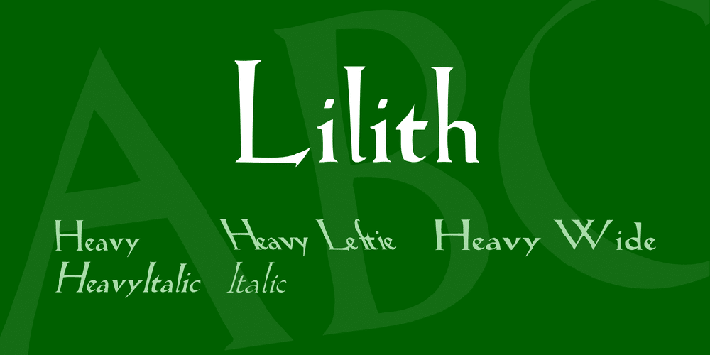 Lilith Font