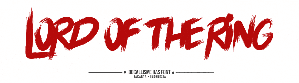 Lord Of The Ring Font