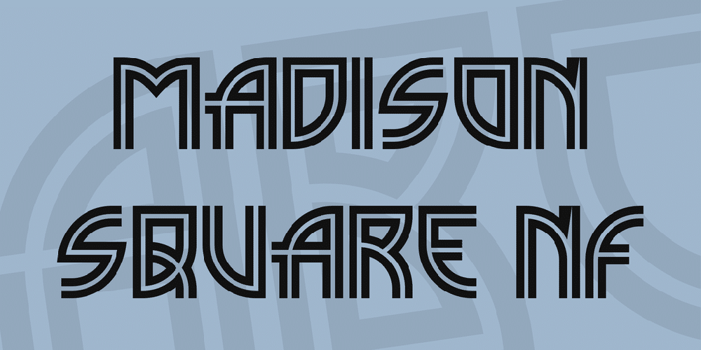 Madison Square Font 1