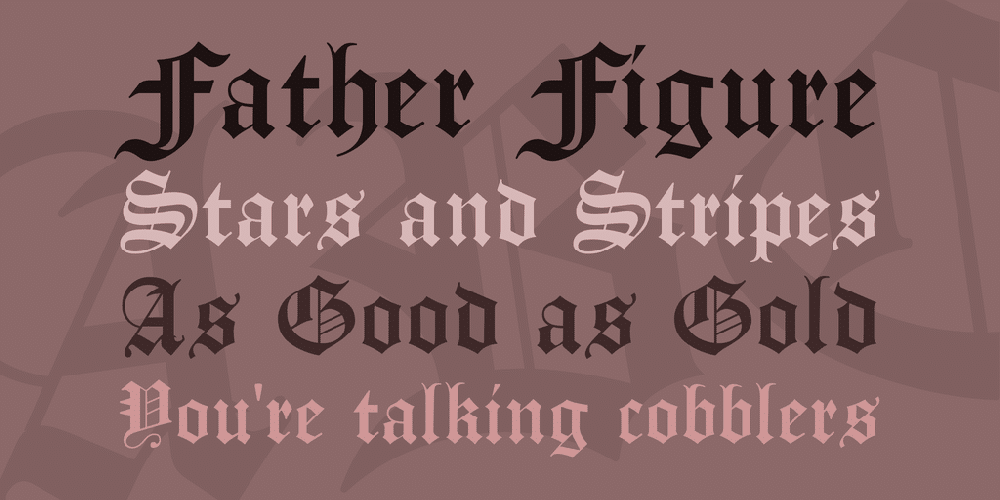 Manuskript Gothisch Font 1