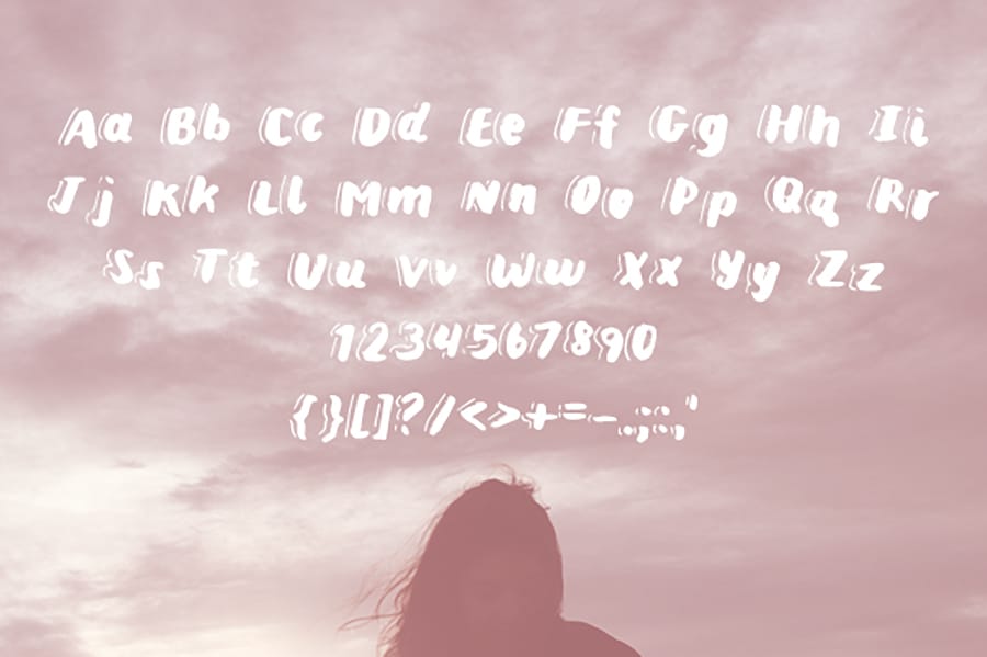 Mina Brush Typeface 3