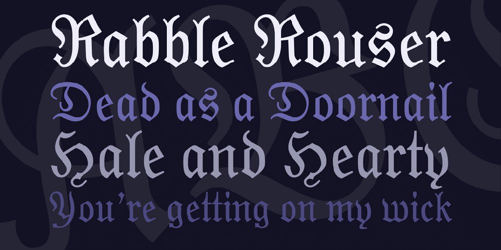 Moderne Fraktur Font 1