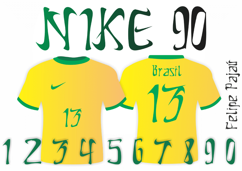 Nike 90 Font 1