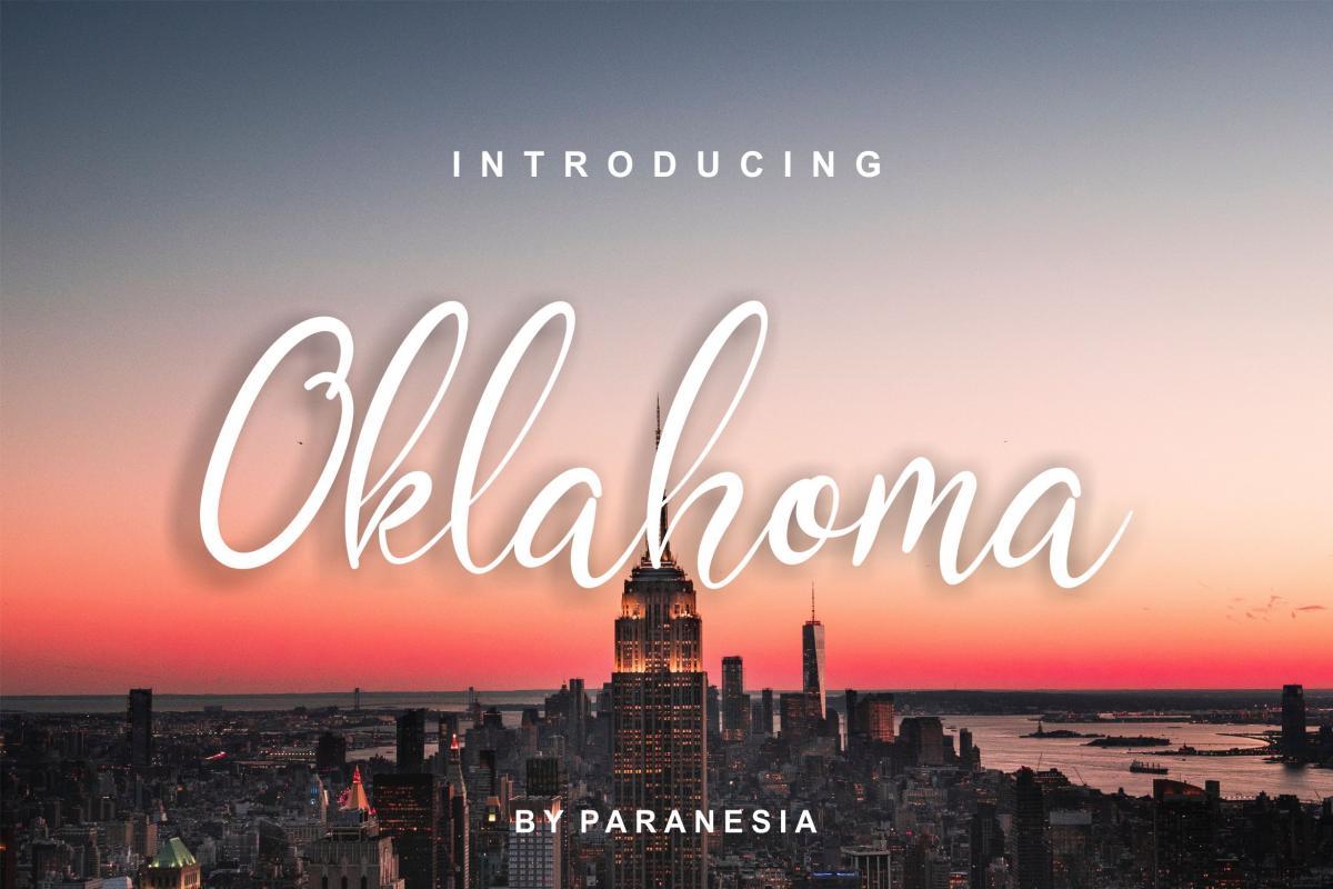 Oklahoma Script Font