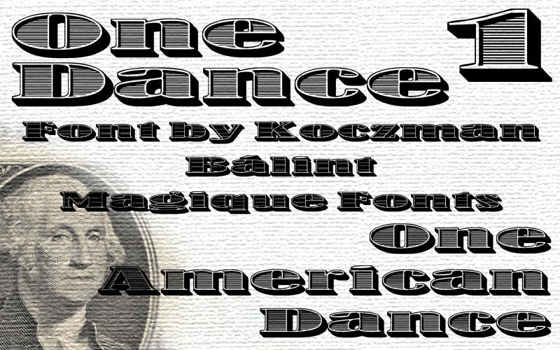 One Dance Font 1