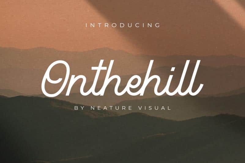Onthehill Font