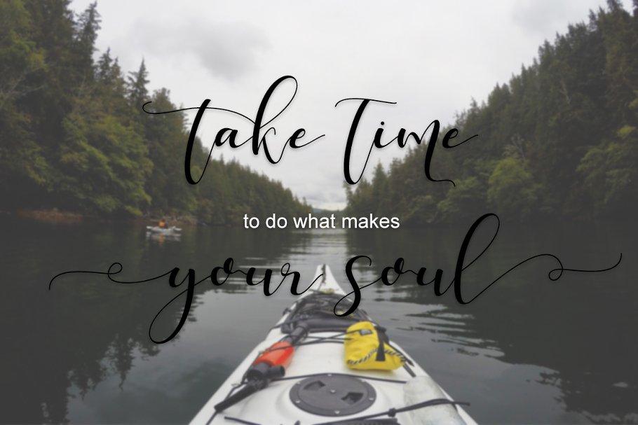 Phoenix Sweet Calligraphy Font 5