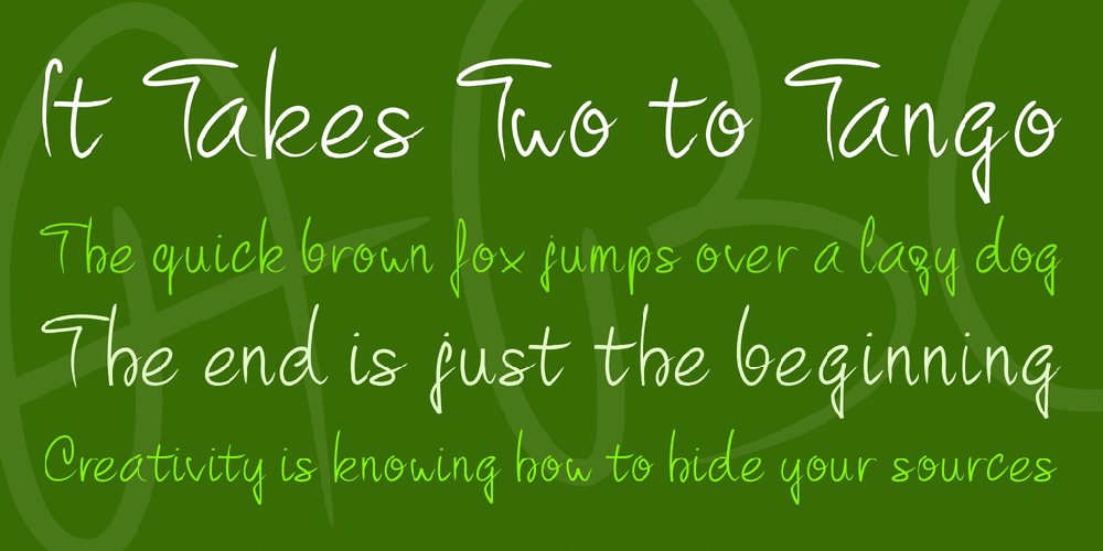 Pw Curvy Regular Script Font 1