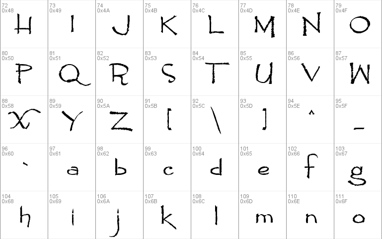 Pyrite Scrypt Font 3