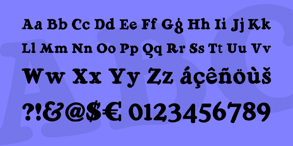 Ragg Mopp Nf Font 2