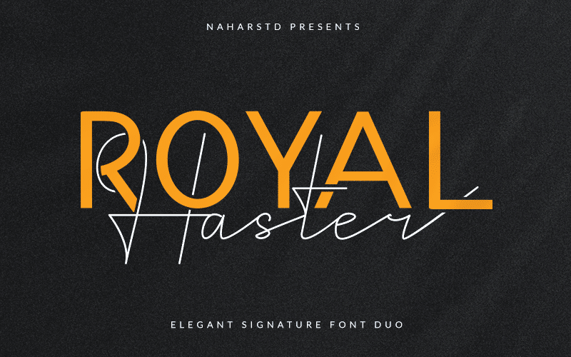 Royal Haster Font