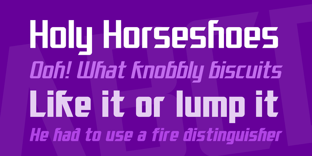 SF Electrotome Font 2