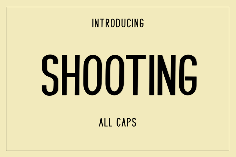 Shooting Font