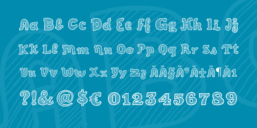 Sketch Script Cool Font 2