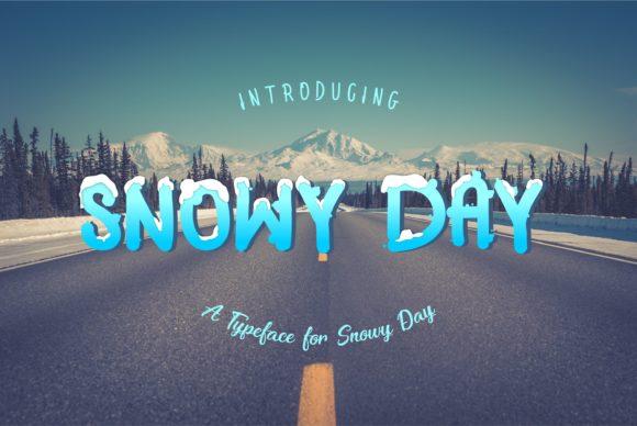Snowy Day Font 1