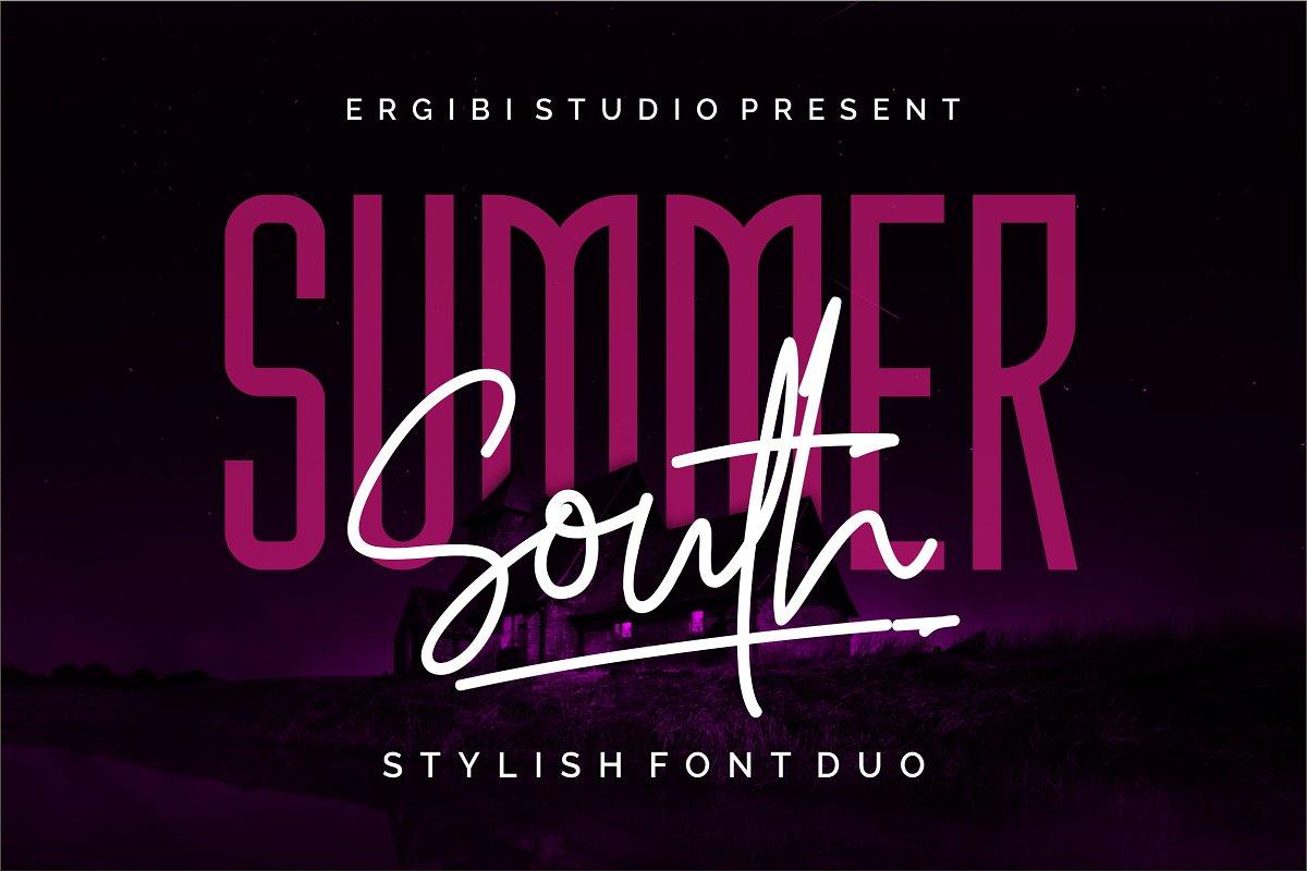 Summer South Signature Font