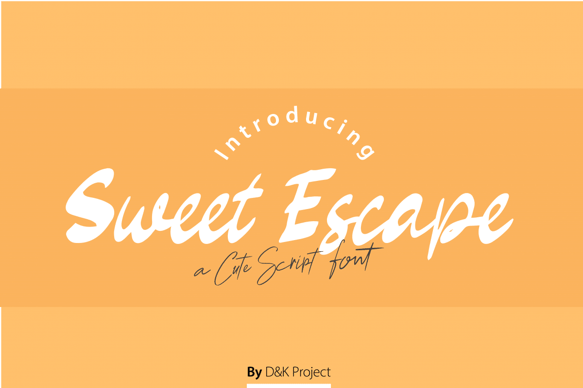Sweet Escape Beauty Font 1