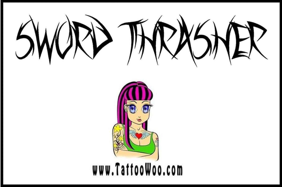 Sword Thrasher Font