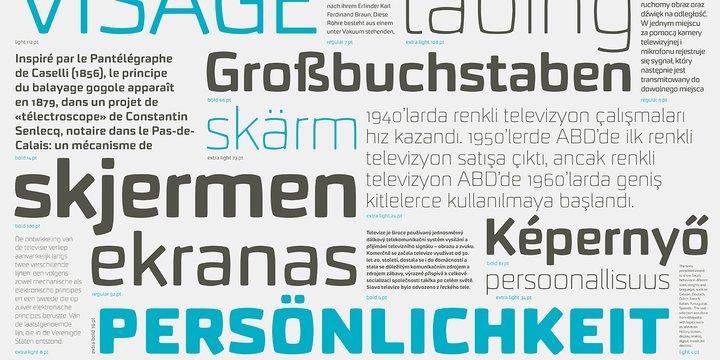 Taca Neither Square nor Circle Typeface 1