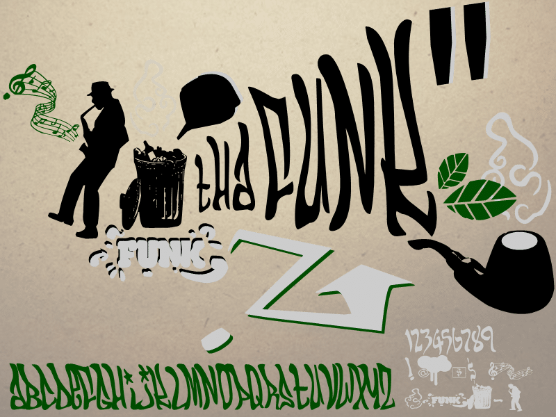 Tha Funk - Urban Hook-Upz Font