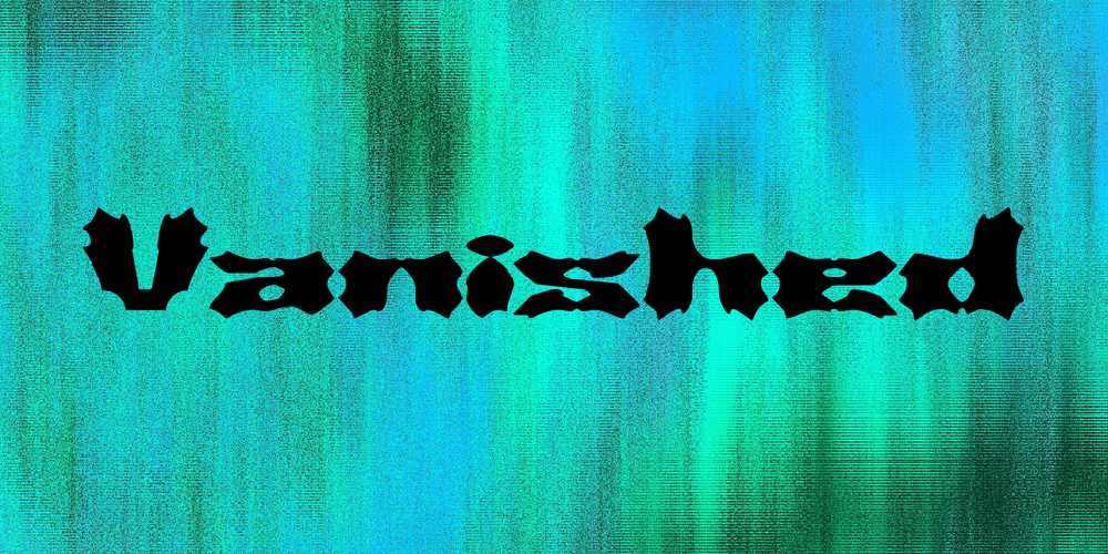 Vanished Font 1