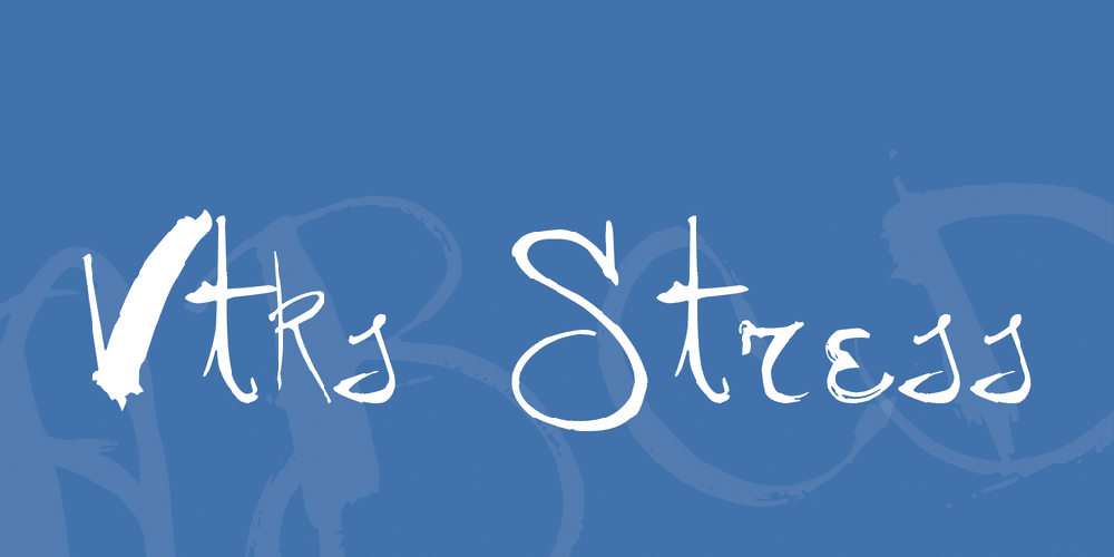 Vtks Stress Font