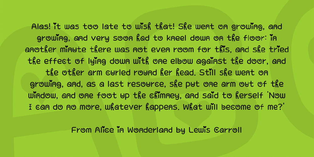 Wake Up Honey Font 3