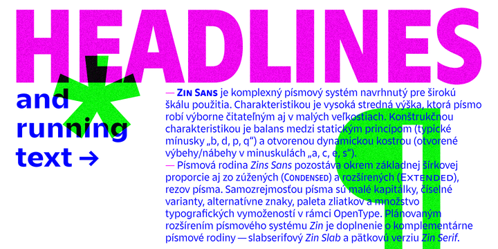 Zin Sans Font Family 2