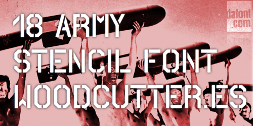 18 Army Font (1)