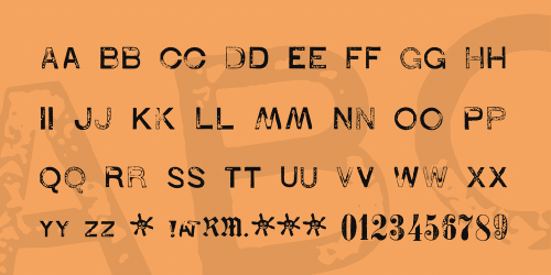 1938 Stempel Font 4