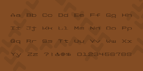 3 Megabytes Font 1