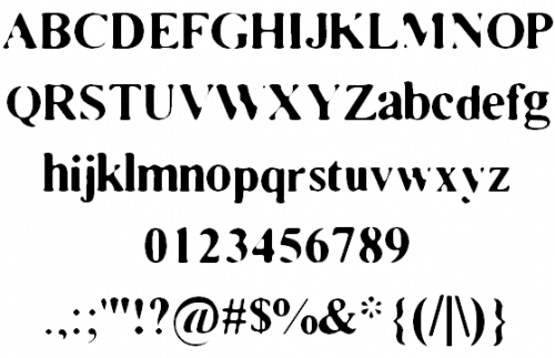 AB Dent Font 2