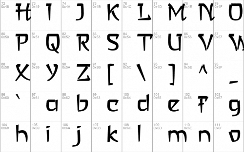 A Asian Hiro Font 3